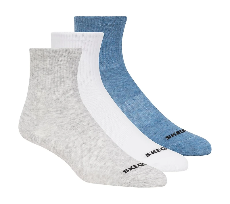 3 Pack Boys' Crew Cotton Socks