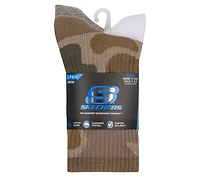 3 Pack Boys' Crew Camo Socks