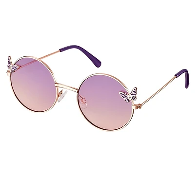 Round Shiny Sunglasses