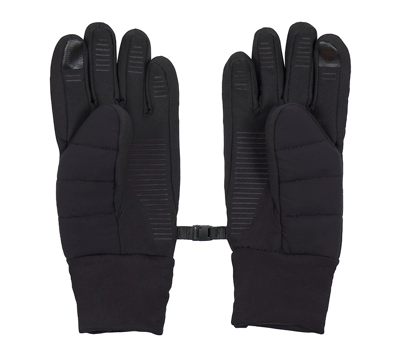 Quilted Nylon Touchscreen Winter Gloves - 1 Pack