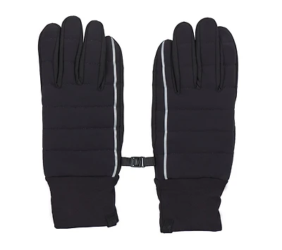 Quilted Nylon Touchscreen Winter Gloves - 1 Pack