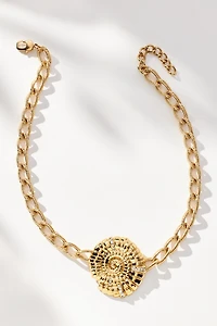 Alona Iris Shell Pendant Necklace