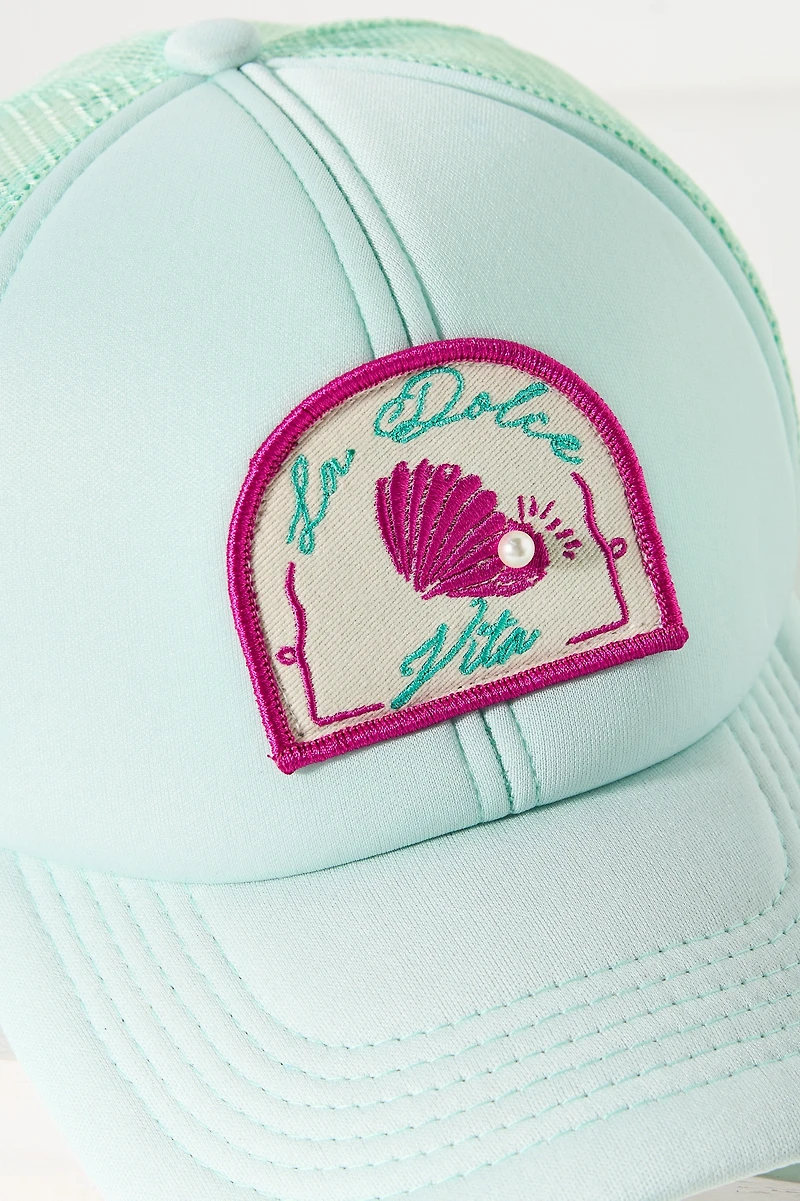 By Anthropologie Embellished Trucker Hat