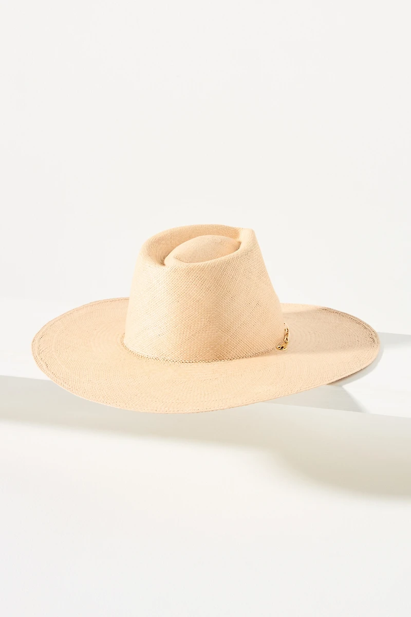 Van Palma Livy Junior Straw Wide-Brim Rancher