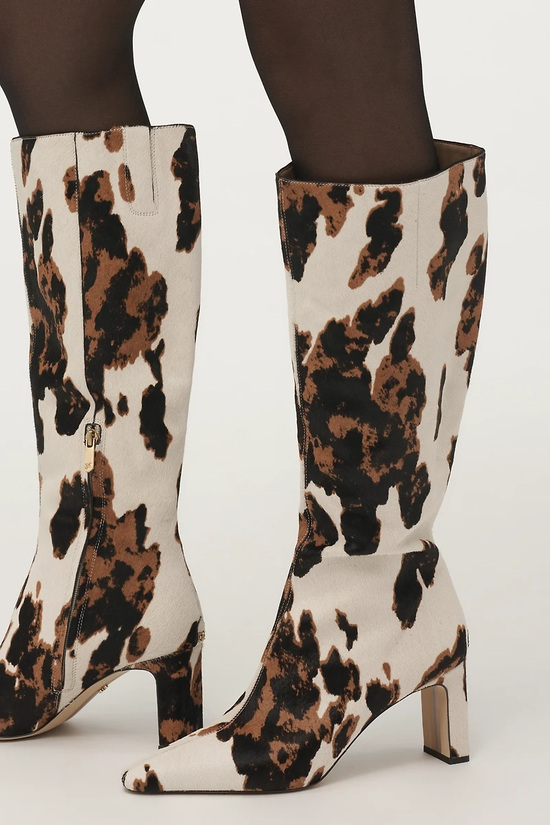 Sam Edelman x Anthropologie Sylvia Suede Pointed-Toe Riding Boots