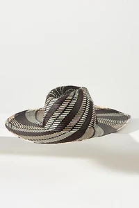 Van Palma Ema Stripe Straw Rancher