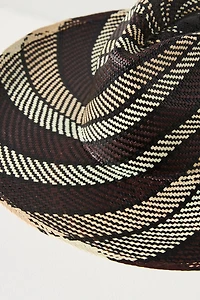 Van Palma Ema Stripe Straw Rancher