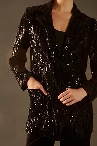 Hutch Velvet Sequin Blazer