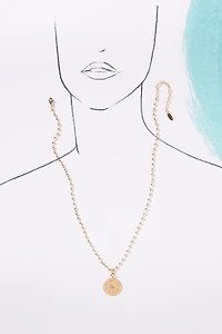 Coin Pendant Necklace