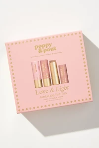 Poppy & Pout Love & Light Lip Tint Trio