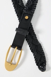 rag & bone Gemma Woven Leather Belt