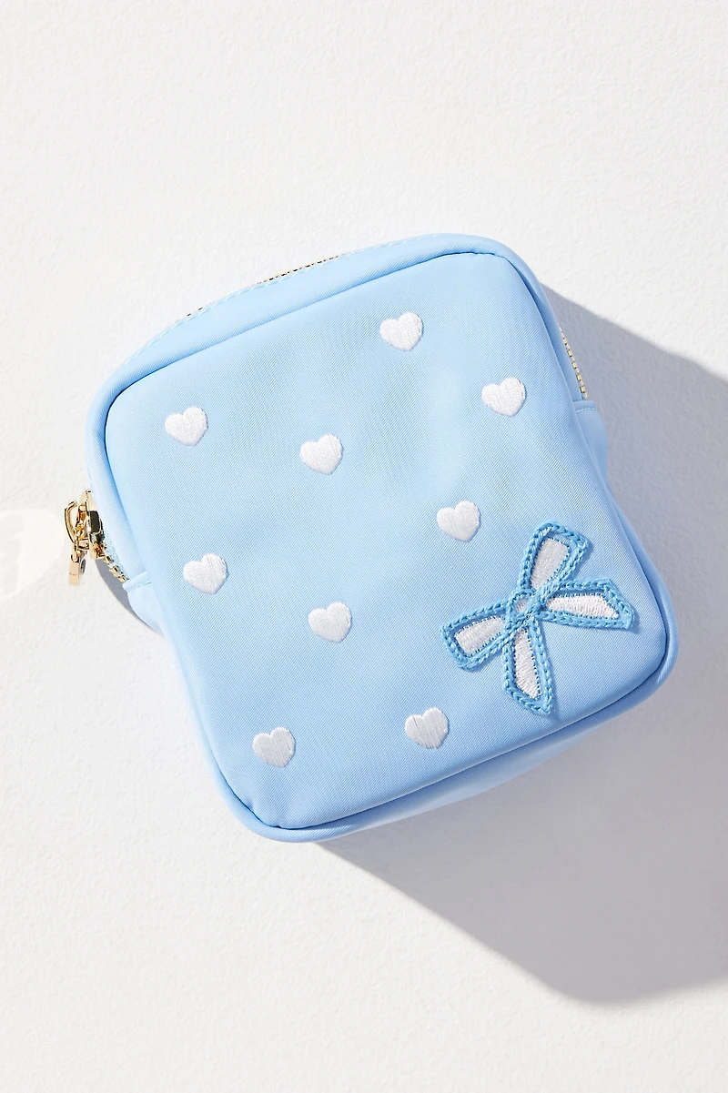 Stoney Clover Lane Embroidered Mini Pouch