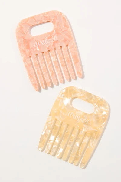 The Hair Edit Mini Untangle & Glide Wide-Tooth Comb Set