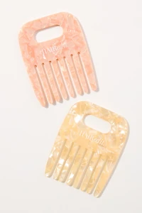 The Hair Edit Mini Untangle & Glide Wide-Tooth Comb Set