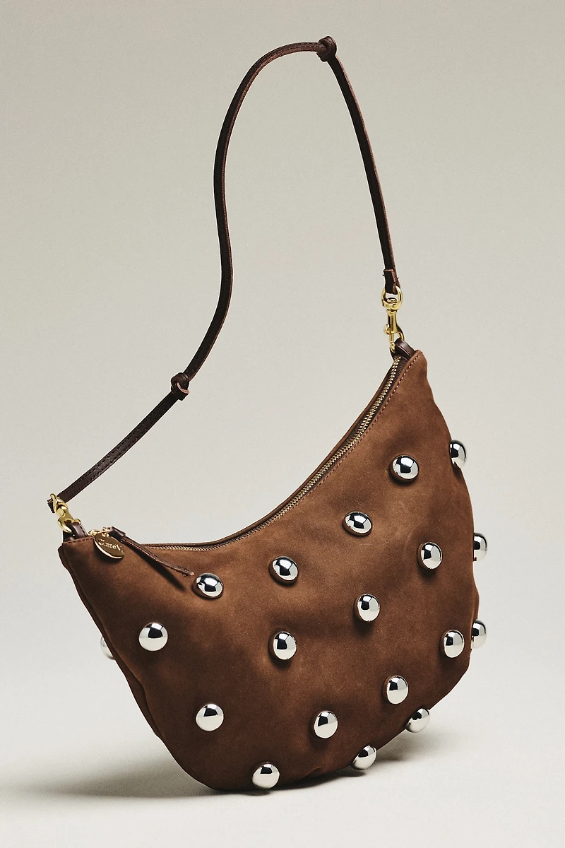Clare V. Lune Studded Italian Leather Bag