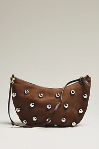 Clare V. Lune Studded Italian Leather Bag