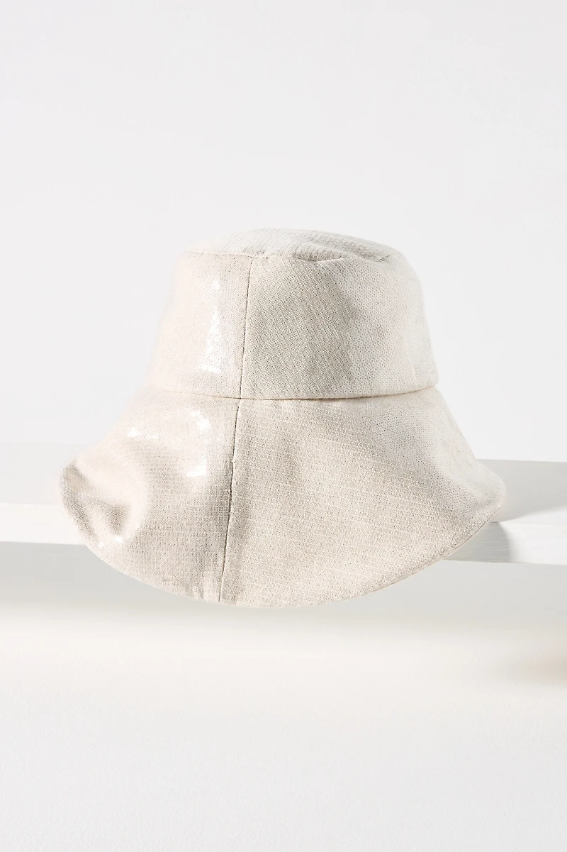 Eugenia Kim Ally Linen Tie Bucket Hat