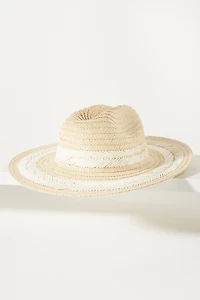 Feathered Stitch Straw Rancher