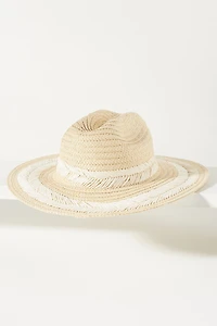 Feathered Stitch Straw Rancher