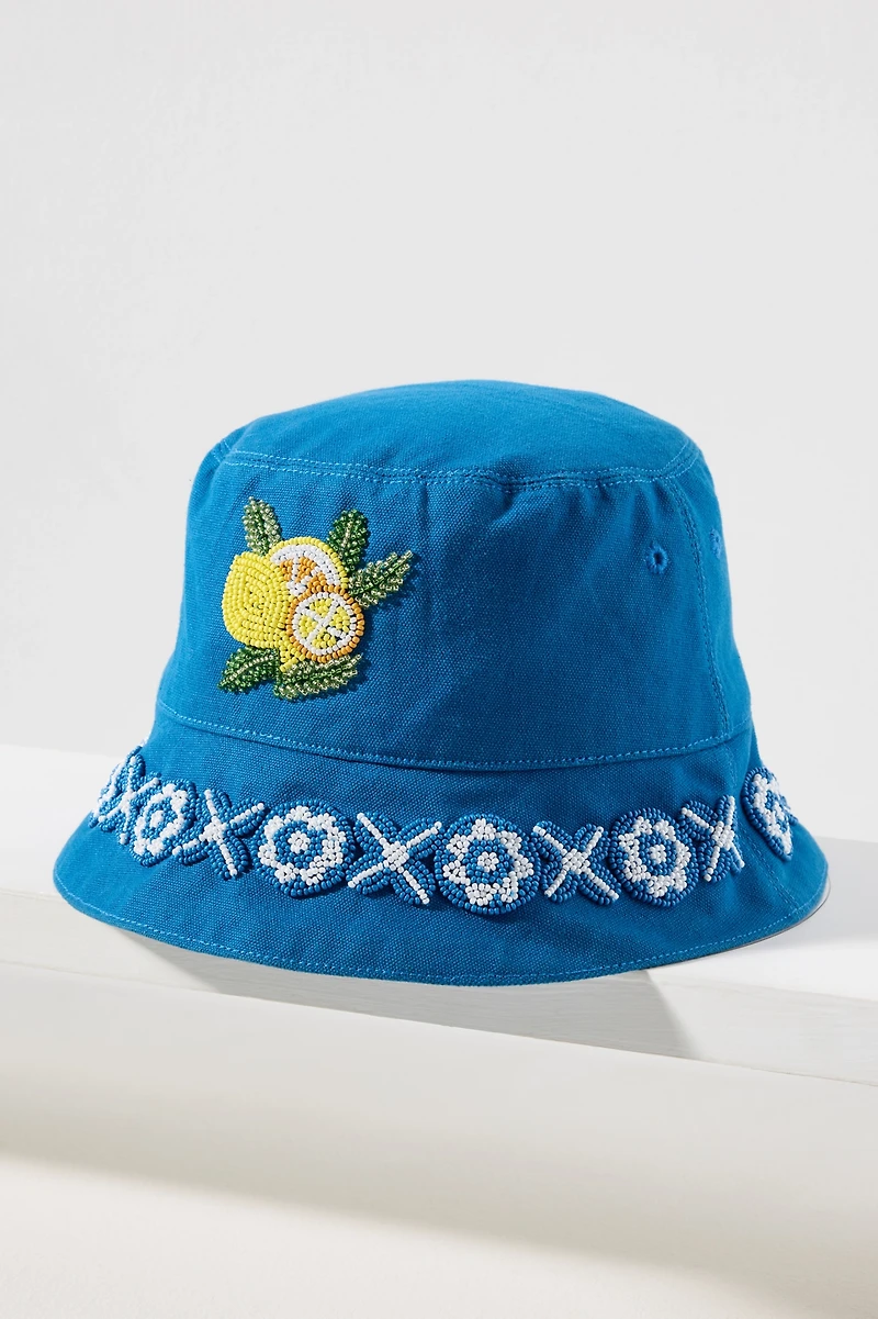 Vacation Beaded Bucket Hat