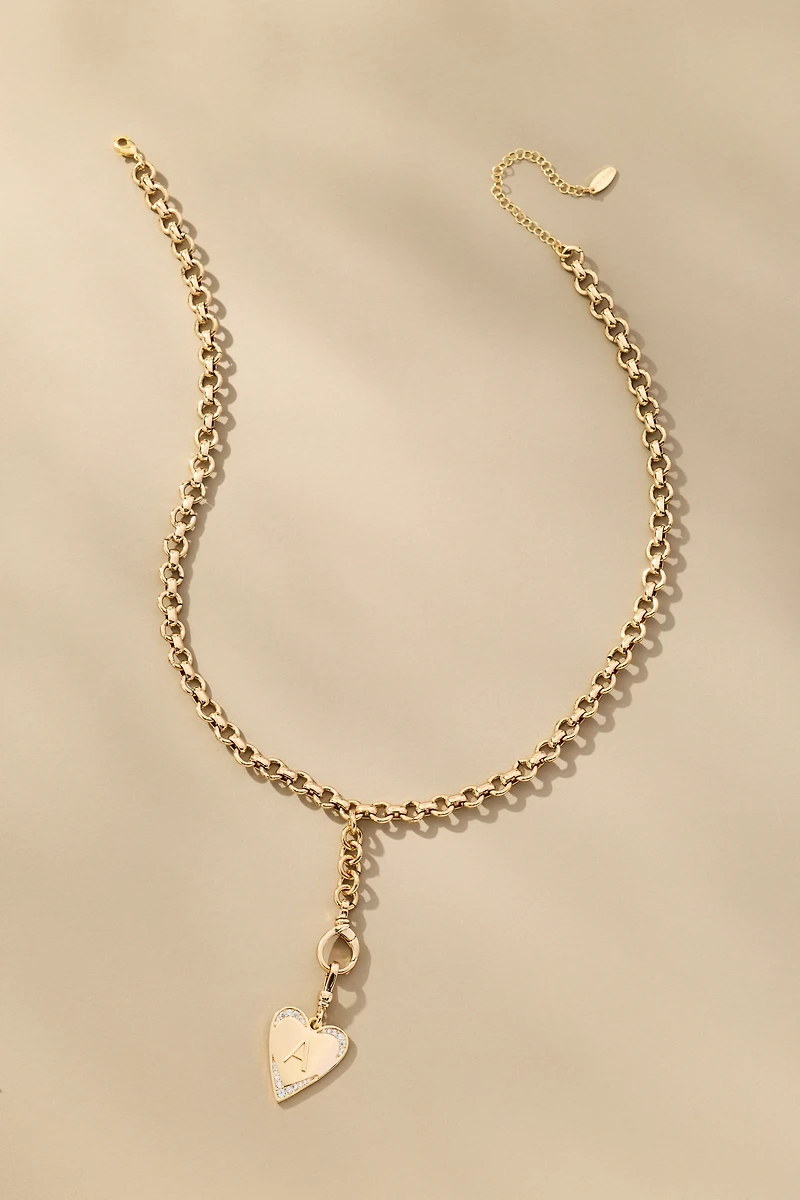 Thick-Chain Pendant Necklace