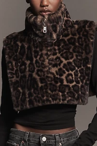 APPARIS Faux Fur Leopard Dickey