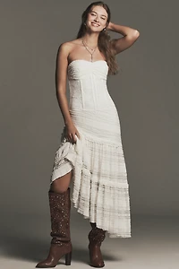 By Anthropologie Tall Studded Western Boots