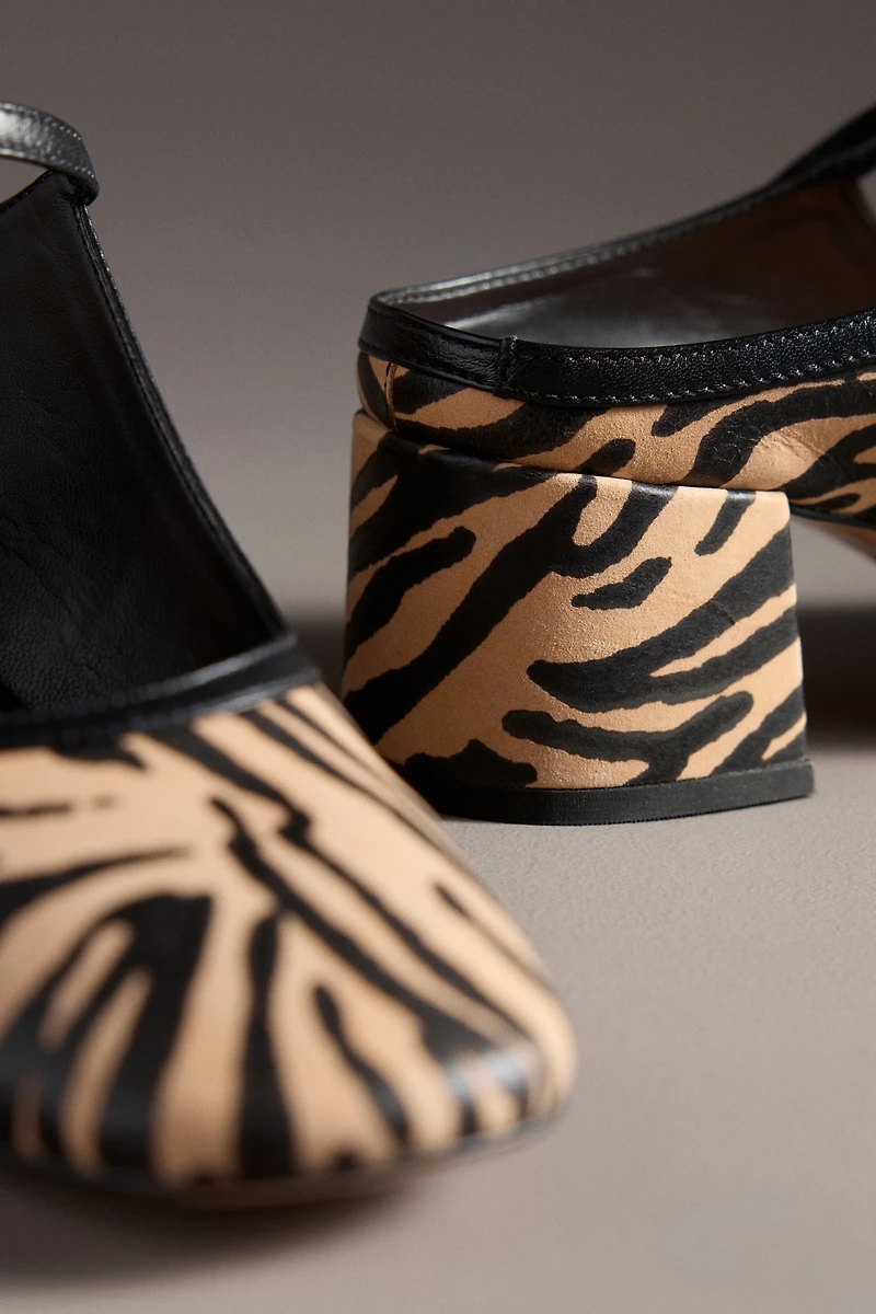 Maeve Block-Heel Mary Jane Mules