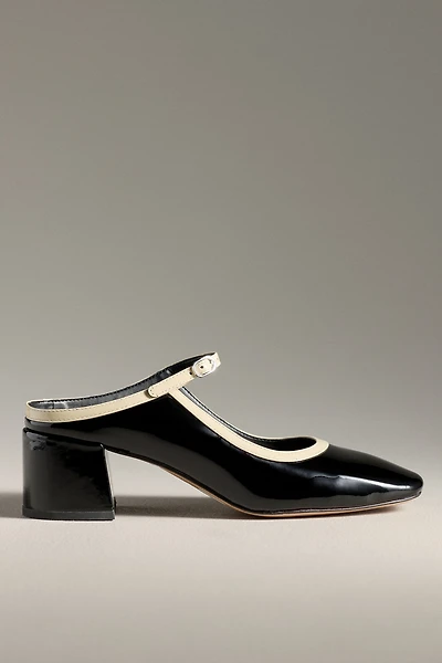 Maeve Block-Heel Mary Jane Mules