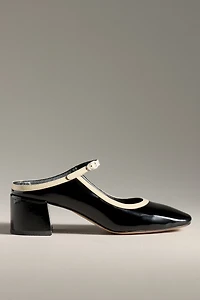 Maeve Block-Heel Mary Jane Mules