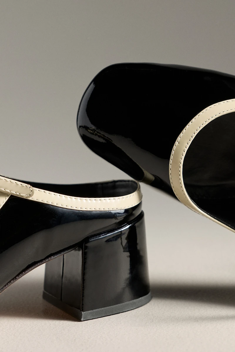 Maeve Block-Heel Mary Jane Mules