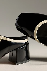 Maeve Block-Heel Mary Jane Mules