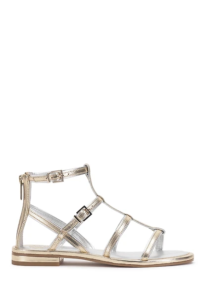 Vince Camuto Metallic Gladiator Sandals