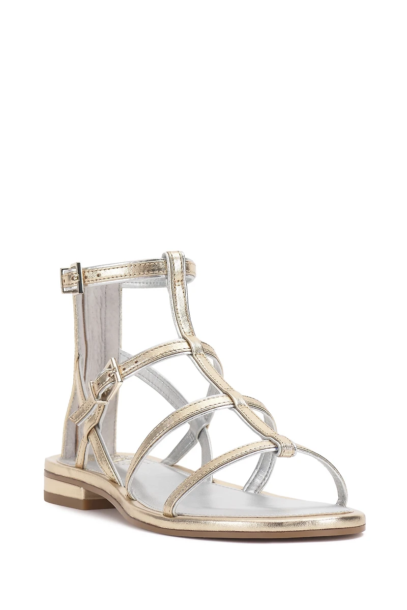 Vince Camuto Metallic Gladiator Sandals