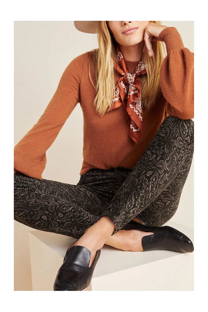 AG Jeans The Stevie Velvet High-Rise Skinny
