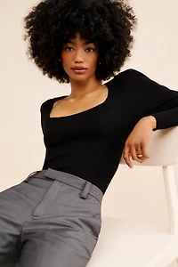 Maeve Square Neck Sweater