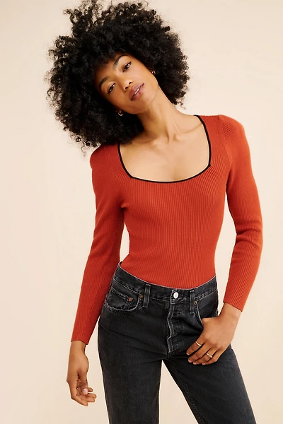 Maeve Square Neck Sweater