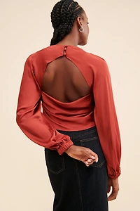 ASTR the Label Veronica Open-Back Top