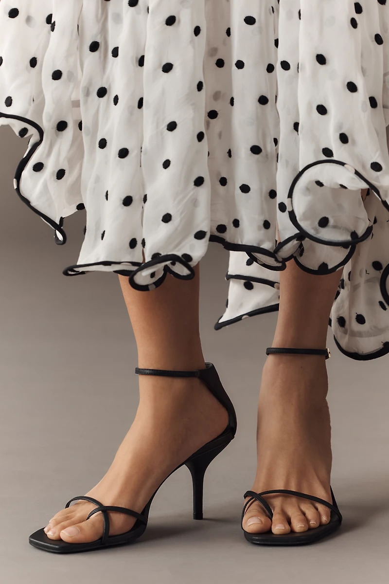 Reformation Gigi Strappy Mid Heeled Sandals