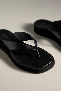 Reformation Eden Platform Thong Sandals