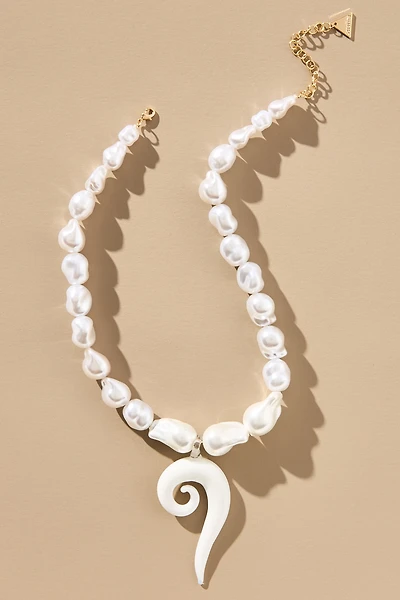 Pearl Spiral Necklace