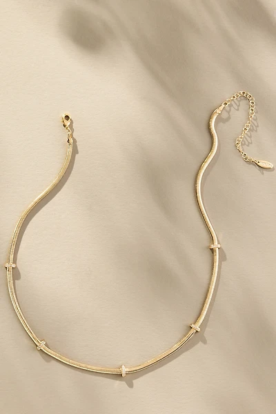 Herringbone Spacer Necklace