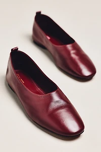 By Anthropologie Leather Glove Ballet Flats