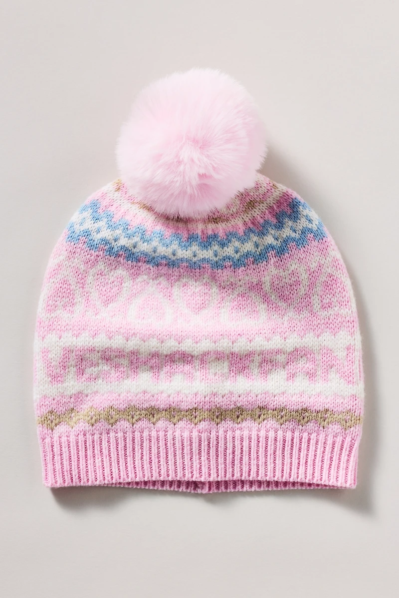 LoveShackFancy Wool Pom-Pom Beanie