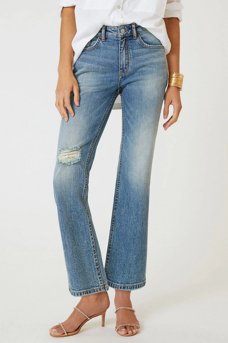 Pilcro The Yaya Kick Flare Jeans