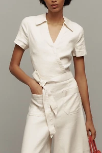 Maeve Wrapped Culotte Jumpsuit