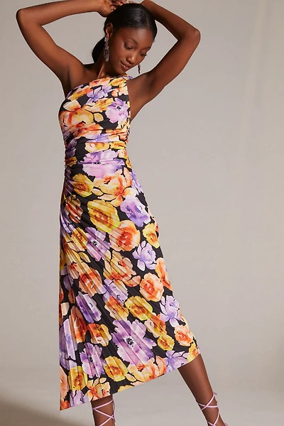 Geisha Designs Asymmetrical Hem Midi Dress