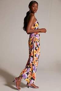 Geisha Designs Asymmetrical Hem Midi Dress