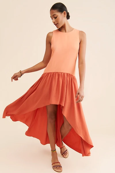 Hutch Colorblock Asymmetrical Dress