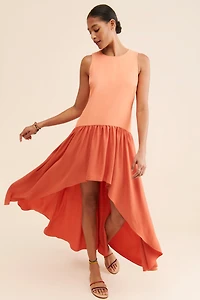 Hutch Colorblock Asymmetrical Dress